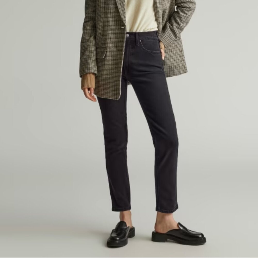 Everlane Cheeky Jeans - Charcoal Wash Size 28